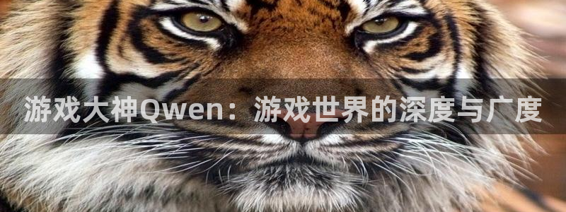蓝冠娱乐平台注册开户：游戏大神Qwen：游戏世界的深度与广度